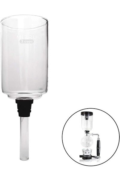 MIBRU Coffee and tea syphon spare upper glass 3cups