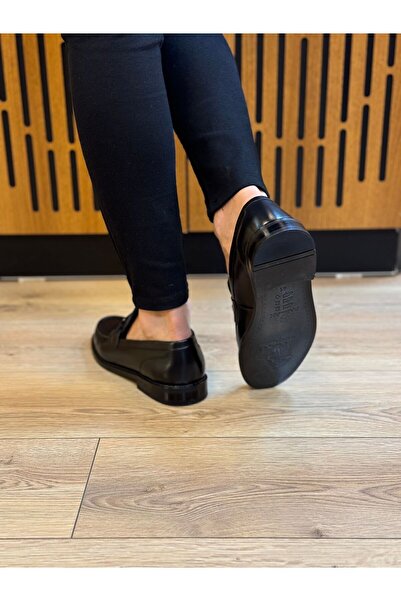 Parlak Hakiki Deri Klasik Erkek Ayakkabı