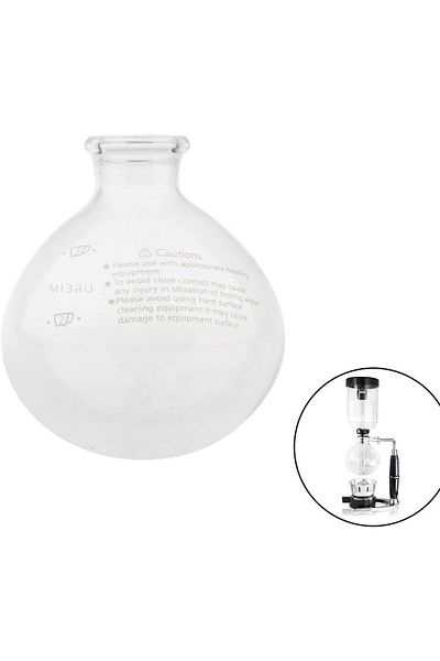 MIBRU Coffee and tea syphon spare lower glass 3cups