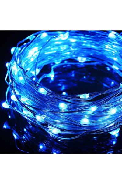 BYSHOME Peri Led 5 Metre Pilli Mavi Renk Dekoratif Aydınlatma
