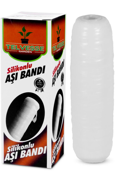 ByKurt 40 metre Şeffaf Silikon Ağaç Aşı Bandı (250 gr)