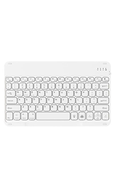 GLOBIX ELECTRONİC Beyaz GLB-04 Bluetooth Kablosuz Klavye Ve Mouse Seti