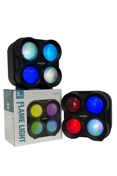 Genel Markalar Gts 1835 3 Inch Flame Light Rgb Işıklı Bluetooth Speaker