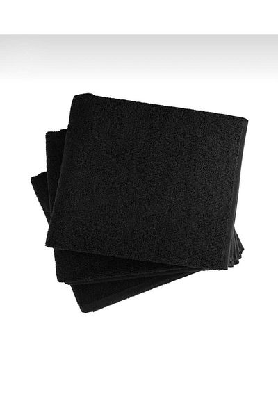 SHAL HOME Shal 100% cotton Black 3-Piece 50*90cm Towel Set