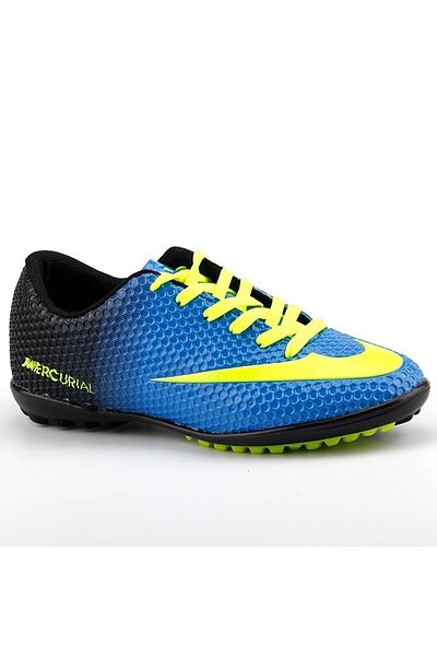 Modaymış Ανδρικά αθλητικά παπούτσια Walked Blue Astroturf Football 17889