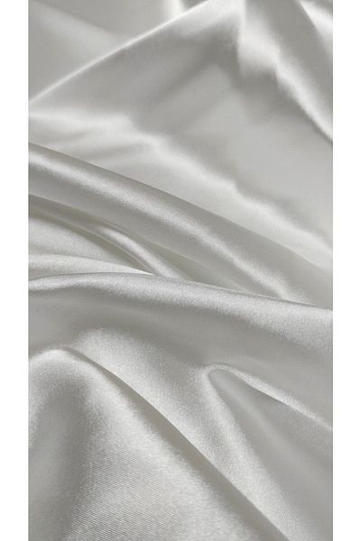 Beril kumaş White Satin Fabric