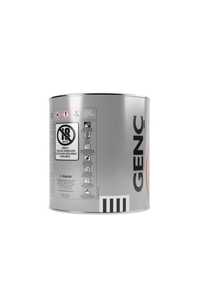 GENÇ Sentetik Parlak Ahşap Metal Boyası 8910 Koyu Kahve 2.5 L