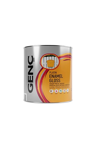 GENÇ Sentetik Parlak Ahşap Metal Boyası 2144 Sarı 2.5 L