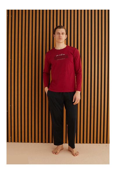 Pijaman Men's Combed Cotton Pajama Suit