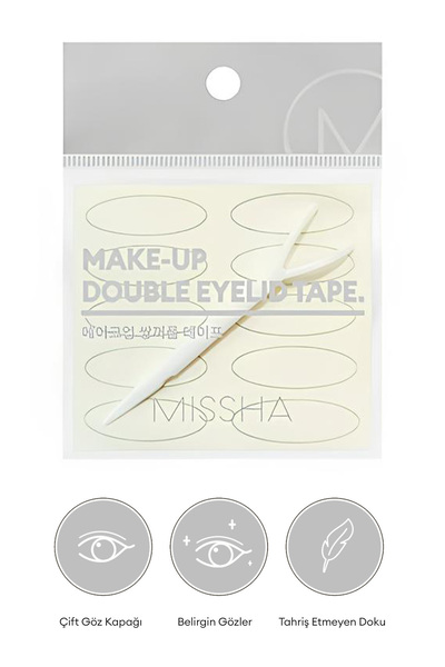 Missha Çok Fonksiyonlu Göz Makyaj Bandı MISSHA Make-up Double Eyelid Tape