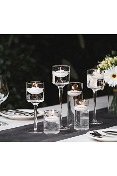 The Lavender Candle 18’li Yüzen Mum,suda Yüzen Mum