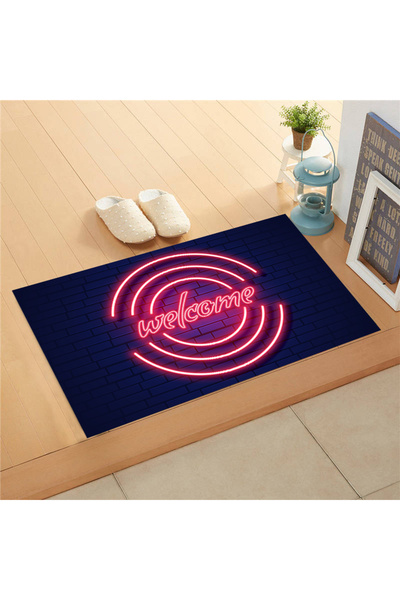 halıpera Hoşgeldiniz Dekoratif Çok Amaçlı Iç Ve Dış Kapı Paspası