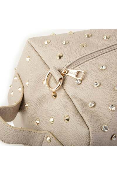 Nas Bag Vera Bag Nas Bag Gold Stylish Cylinder Stone Large Bag