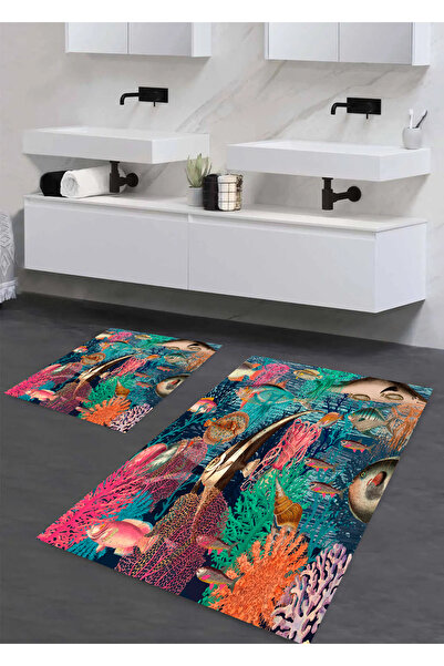 halıpera نمط المحيط المطبوع الرقمي قابل للغسل وقاعدة مضادة للانزلاق مكونة من ...