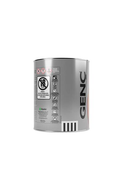 GENÇ Sentetik Parlak Ahşap Metal Boyası 7400 Gümüş 0.75 L