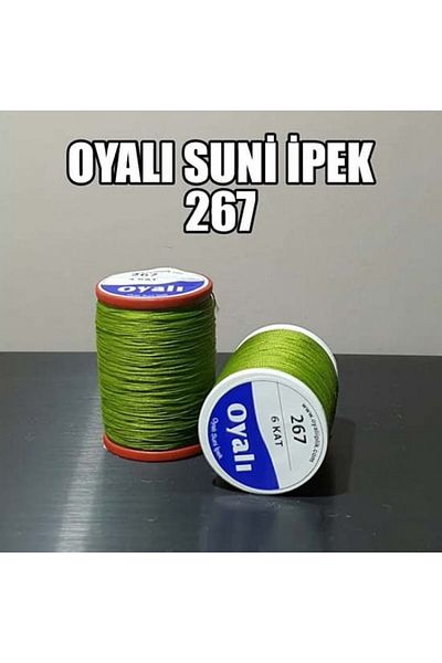 OYALI ΤΕΧΝΗΤΟ ΜΕΤΑΞΩΤΟ Νο: 267 - Κλωστή κεντήματος με κέντημα 4 στρώσεων