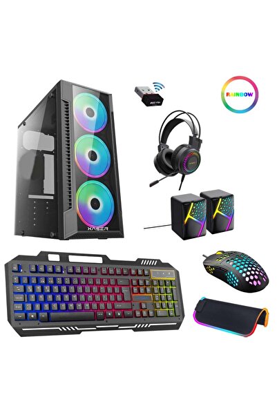 XASER Xsr376 i5 3470 16GB Ram 512GB SSD 4GB GT730 Ekran Kartı Masaüstü Oyun B...