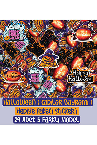 cakaybu Pachet cadou de Halloween - 24 de bucăți, 5 modele diferite de autoco...