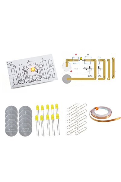 Fapatech Eding Kağıt Devreleri Kiti ve Sınıf Paketi – Paper Circuits Kit and Classroom Pack