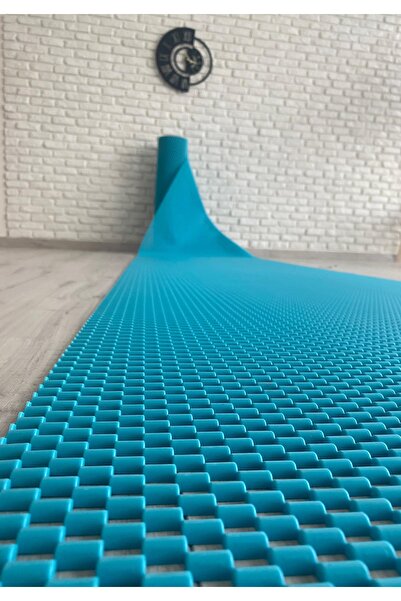 Blue Home NEW Banyo Duş Havuz Yeni Vakum Hijyenik Paspas Kaydırmaz Pvc Paspas / A. TURKUAZ -- En : 90cm.