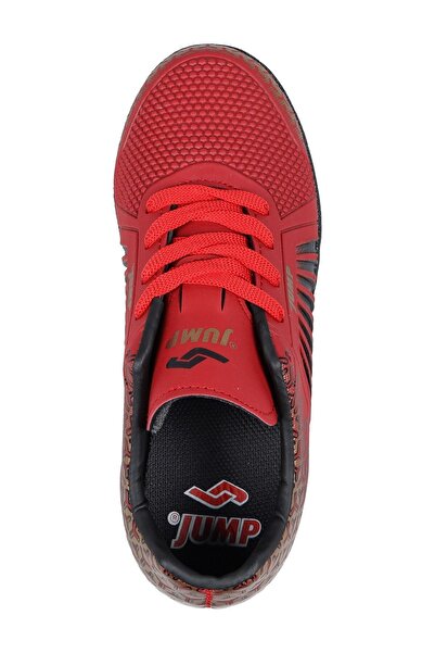 Jump 28378 Kırmızı - Siyah Halı Saha Krampon Futbol Ayakkabısı