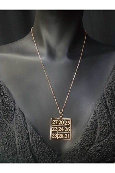 vogutima Kadın Gümüş Kolye - Kubera Para Mantra Rose Renk Sevgiliye • Eşe • A...