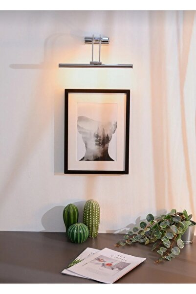 Viesteknoloji Modern Dekoratif Krom Kasa Tamamen Ledli Ayna Tablo Üstü Şık Ta...