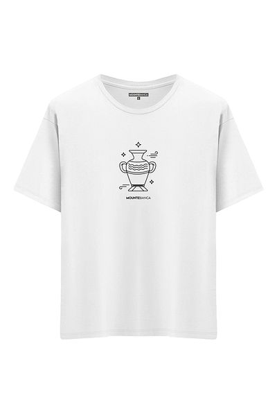 Mounte Bianca Unisex Aquarius - Μπλουζάκι Oversize