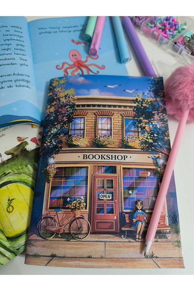 SelisCraft Jurnal de citire de cărți BOOK SHOP / Agenda / Caiet / Planificator de lectură / Planificator de lectură
