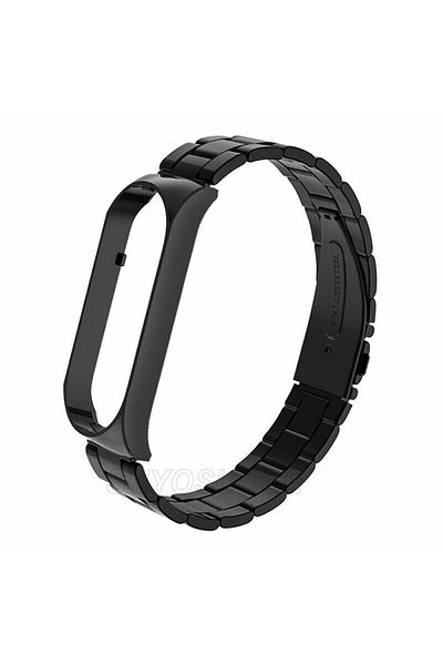 Techmaster Xiaomi Mi Band 5 Mi Band 6 Compatible Steel Steel Cord Strap