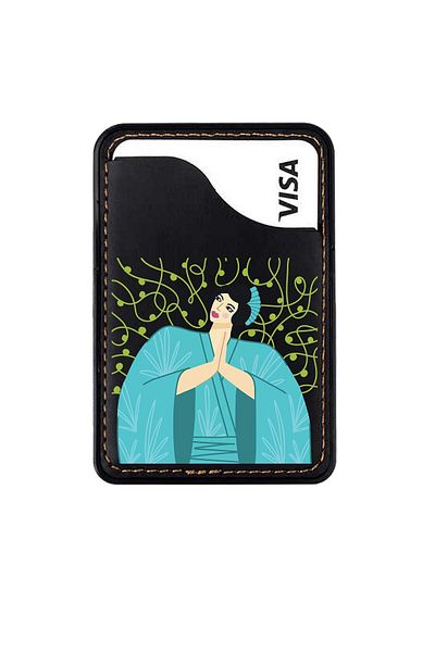 omix X300 X400 X500 X600 X700 X5 X6 X7 X3 X6 X7 Leather Card Holder Case Kimono