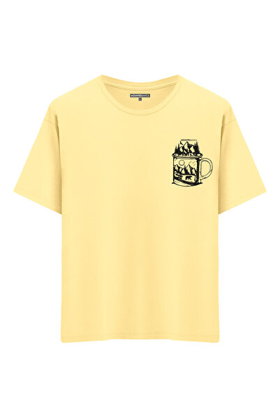 Mounte Bianca Unisex šolja - Oversize kroj T-shirt