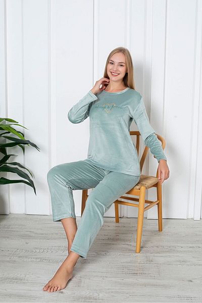 Asel Velvet Women's Pajama Set