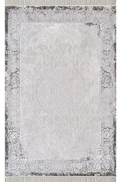 Royal Halı Mystic Qm00d Gri Beyaz Eskitme Klasik Halı