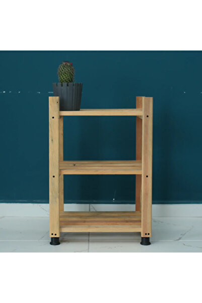 ME-BE WOOD Dekoratif Ahşap Raf, Ayakkabı Standı