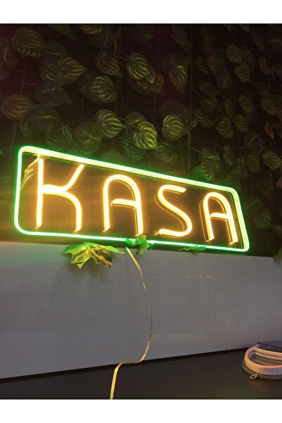 Neon Kasa Yazılı Levha (KASA YÖNLENDİRME) Kasa Yazısı Led
