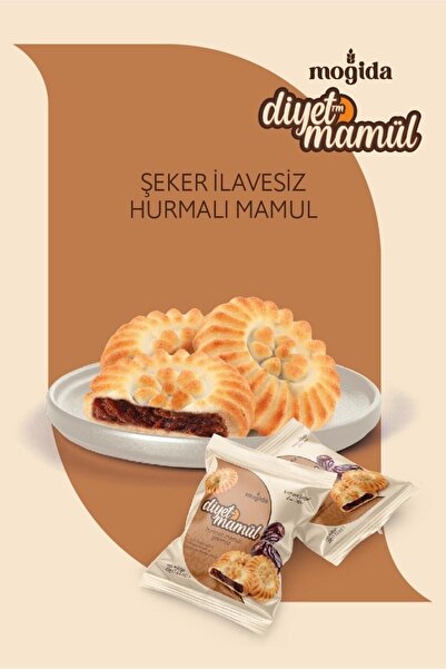 MOGİDA Diet Product Sugar-Free Snack 3 Boxes = 36 Pieces Product