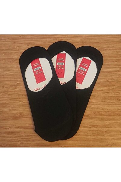 biceps store Women's Black Ballerina 3 Piece Socks