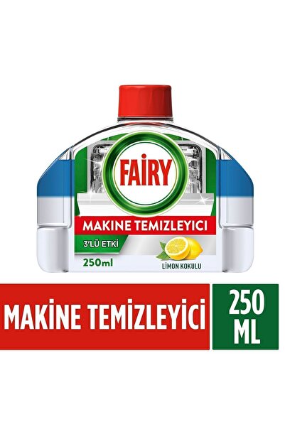 Fairy Bulaşık Makinesi Temizleyici, Derinlemesine Temizlik, Sıvı, Limon Kokulu, 250 ml