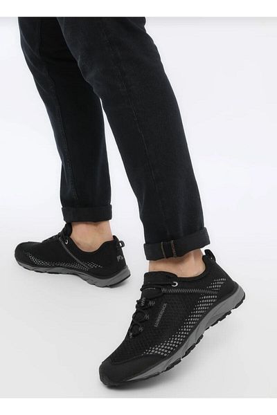 lumberjack Dare 3fx Orthopedic Memory Foam Memory Sole Black Unisex Mesh Sneakers