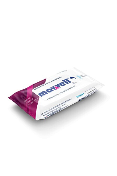 Alkolsüz Hasta Perine Ve Vücut Temizleme Havlusu 50'li 2 Paket (PİNE)