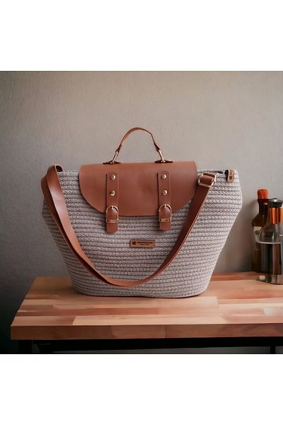 HandmadeSNM حقيبة كتف وذراع - صناعة يدوية