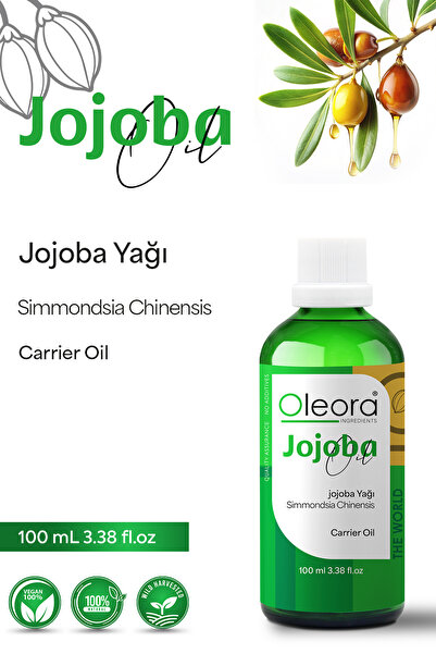 Jojoba Yağı, Saf, Sabit Yağ, (JOJOBA OİL) Carrier Oil, Pure 100 ml