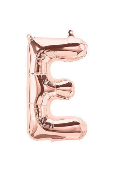 Deniz Party Store Rose Gold Foil Balloon 36 - 40 cm (E) Letter