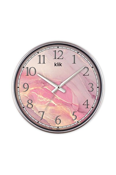 Klik Ceas de Perete Decorativ din Marmură Isparta Simplex 38 Cm