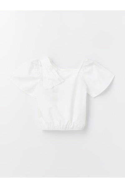 LC Waikiki Dívčí Crop halenka - čtvercový výstřih