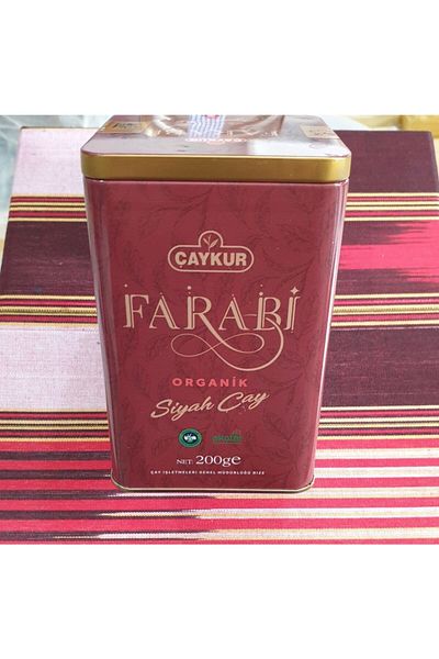 Çaykur Farabi Organic Black Tea 200 Gr Tin