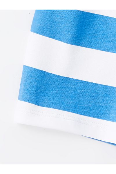 LC Waikiki Striped Elastic Waist Shorts for Baby Boy