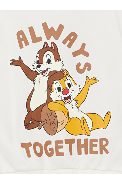 LC Waikiki Nyakú, nyomott pulóver és melegítőnadrág szett kisfiúnak - 2 darabos készlet