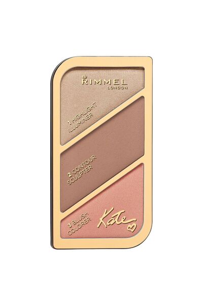RIMMEL LONDON Aydınlatıcı Kit - Kate Sculpting & Highlighting Kit Bronz 3614221105450